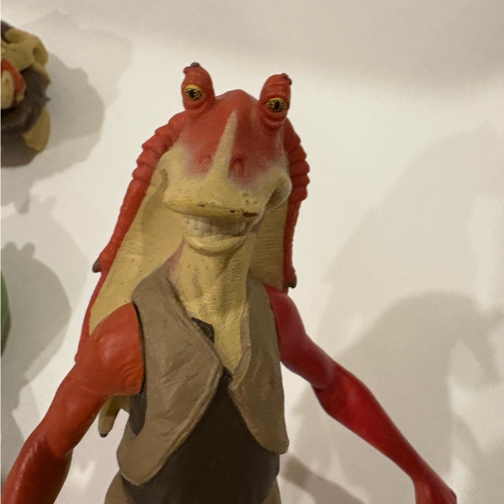 Jar Jar Binks Star Wars Toy lot of 4 - Picture 5 of 16